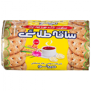 بیسکویت جو با شهد توت ساقه طلای مینو 190 گرمی